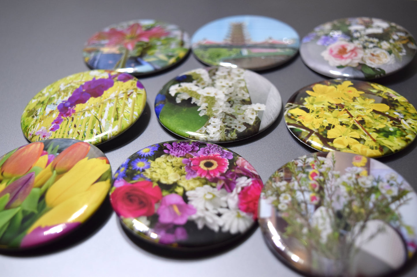 Custom Photo Magnets (Round)